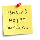 Ne pas oublier